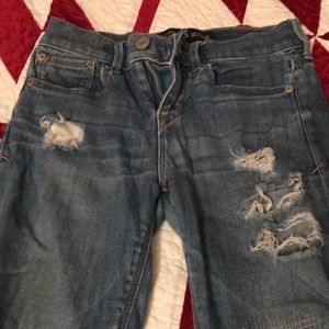 Express denim jeans with holes